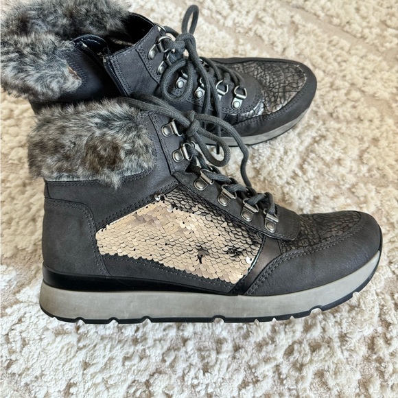 Ara Luftpolster women’s ankle boots Relax insole gray size 5.5 - Picture 2 of 9